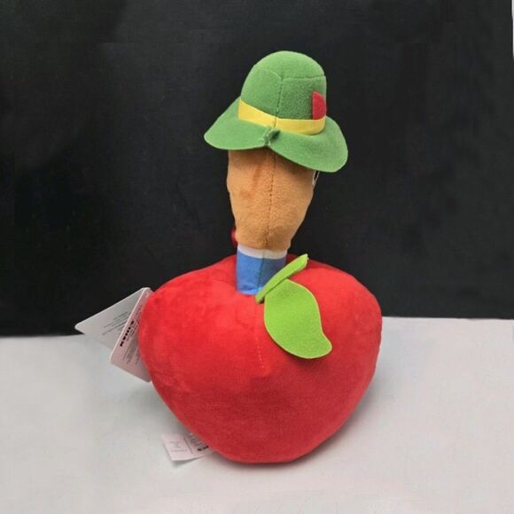 Kohls Cares Lowly Worm Apple Plush 12” Richard Scarry Busy World of Busytown NEW - Picture 3 of 14